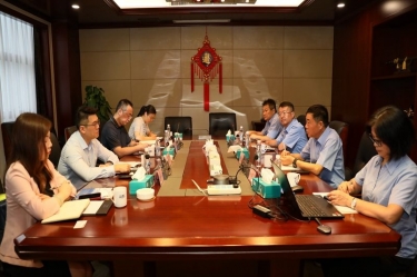 中国进出口银行浙江省分行行长彭豪一行莅临以诚为本赢在诚信9001开展银企高层会谈活动